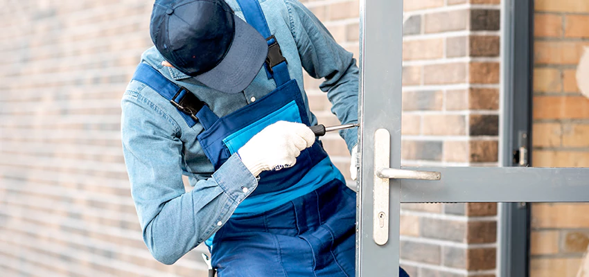 Pivot Storefront Door Locks Installation in Bellflower, California